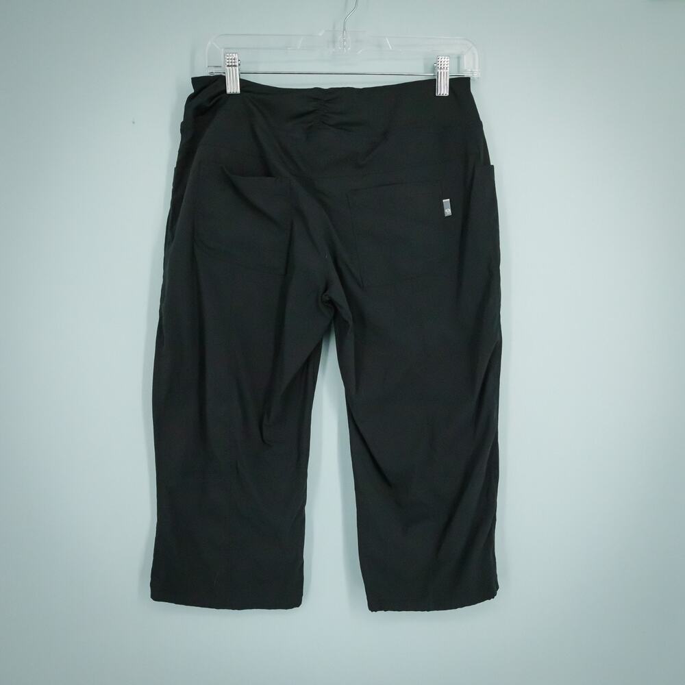 Mountain Hardwear Size Medium M Black Pull On Crop Cropped Active Outdoor Pants - Picture 4 of 8